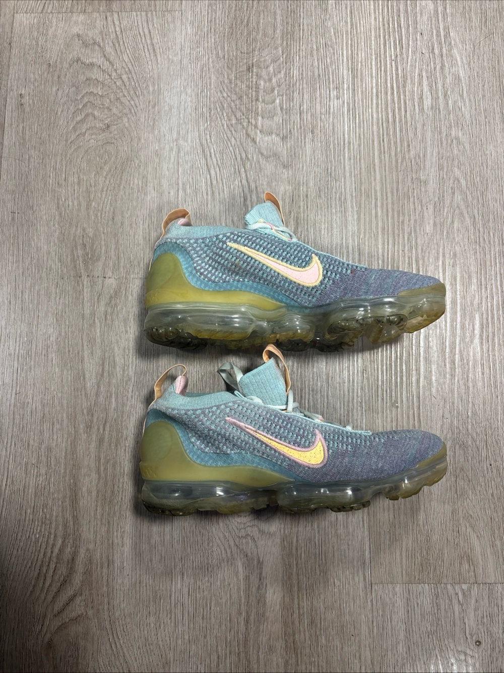 NIKE AIR VAPORMAX 2021 FK FLYKNIT LIGHT DEW-MELON TINT Womens Sz.8 [DH4088-300]